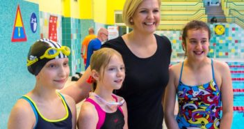 Mistrzyni świata, Otylia Jędrzejczak poprowadziła zajęcia na Podolance
