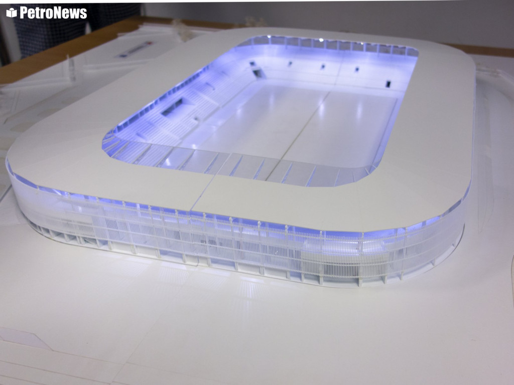 Stworzono miniaturę nowego stadionu Wisły Płock. Zobaczcie jak wygląda [ZDJĘCIA]