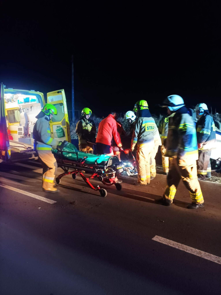 Wypadek w powiecie płockim. Jedna osoba ranna
