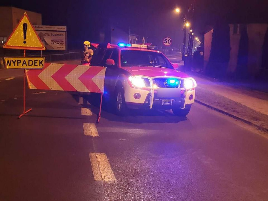 Poważny wypadek w powiecie płockim. Jedna osoba ranna [ZDJĘCIA]