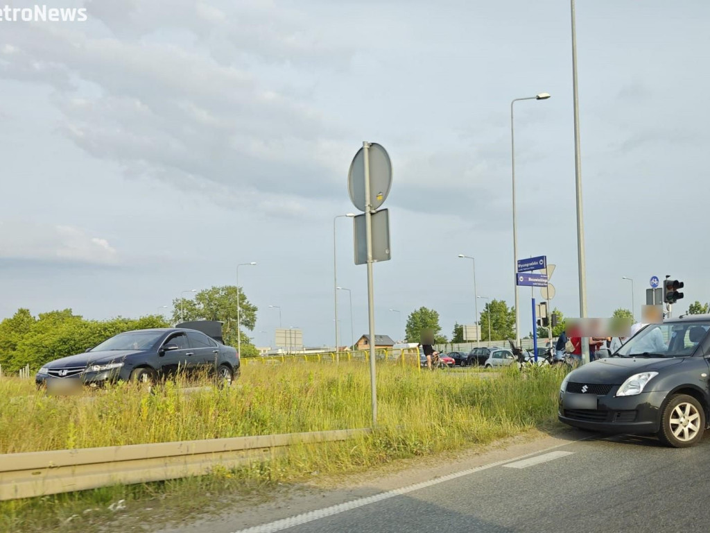 Potrącenie rowerzysty. Mężczyzna został zabrany do szpitala