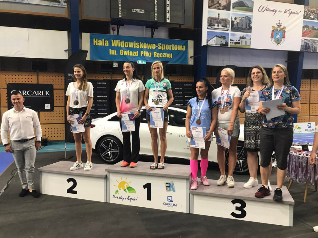 Mistrzostwa Polski Seniorów w badmintonie - płocczanie z medalami