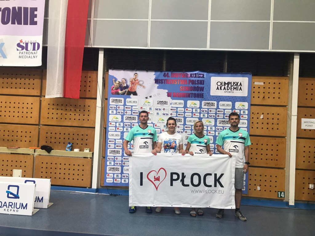 Mistrzostwa Polski Seniorów w badmintonie - płocczanie z medalami