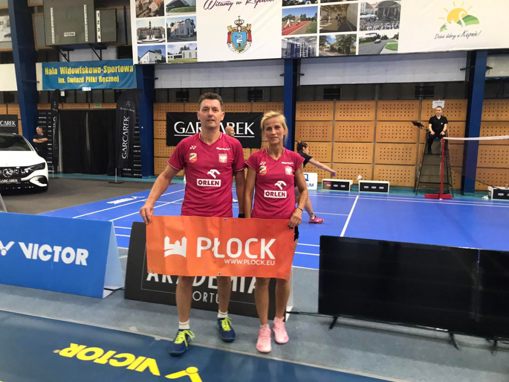 Mistrzostwa Polski Seniorów w badmintonie - płocczanie z medalami