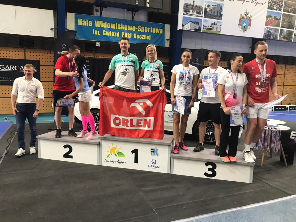 Mistrzostwa Polski Seniorów w badmintonie - płocczanie z medalami