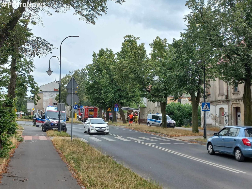 Akcja straży pożarnej w pobliżu płockiej starówki. Co się stało? [ZDJĘCIA]