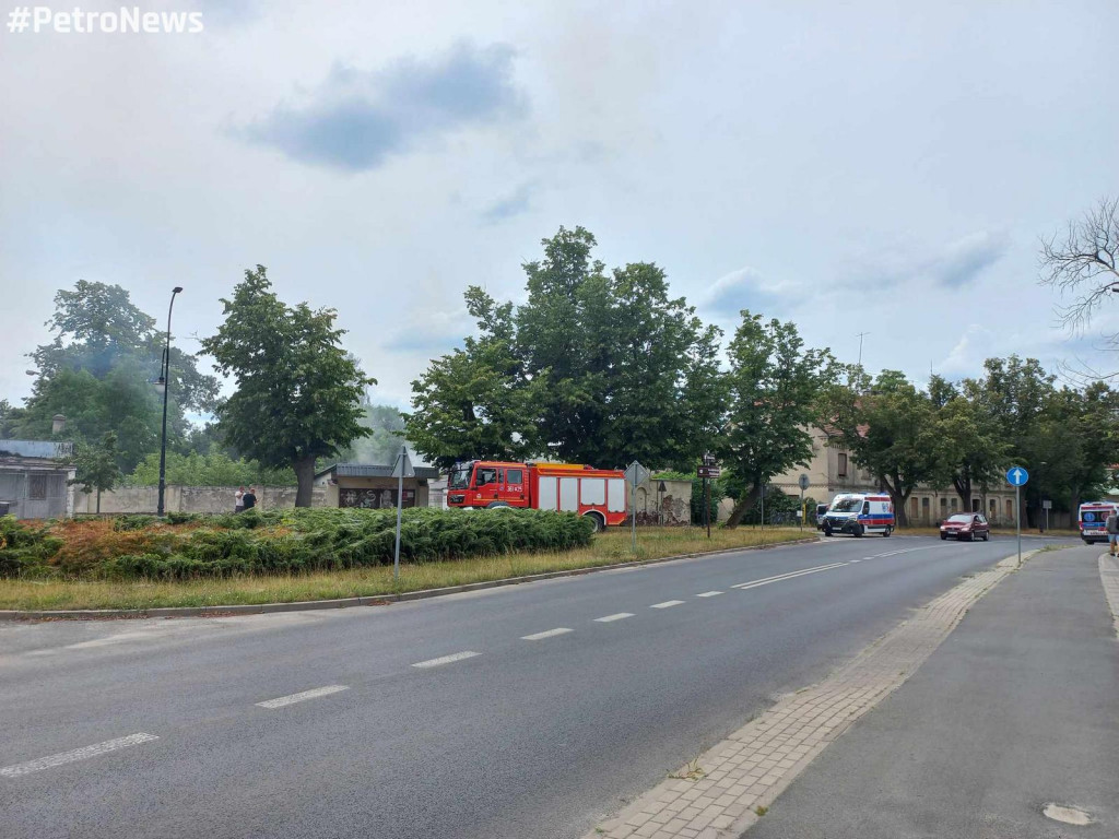 Akcja straży pożarnej w pobliżu płockiej starówki. Co się stało? [ZDJĘCIA]