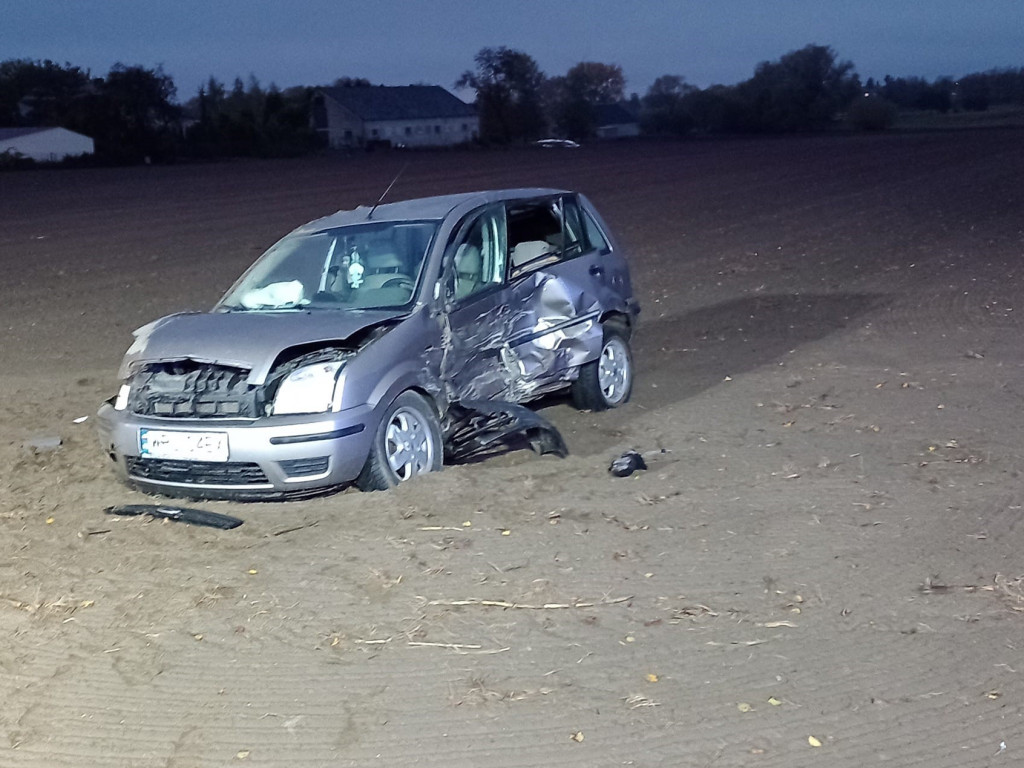 Znów wypadek w Goślicach. Jedna osoba ranna [ZDJĘCIA]