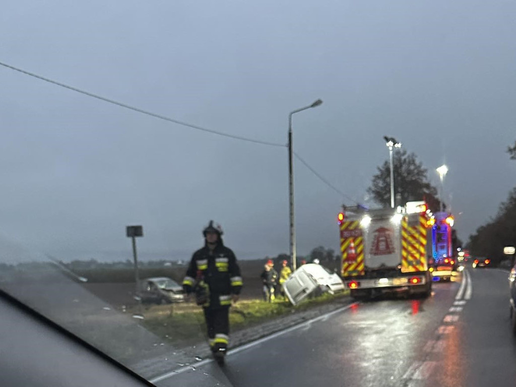 Znów wypadek w Goślicach. Jedna osoba ranna [ZDJĘCIA]