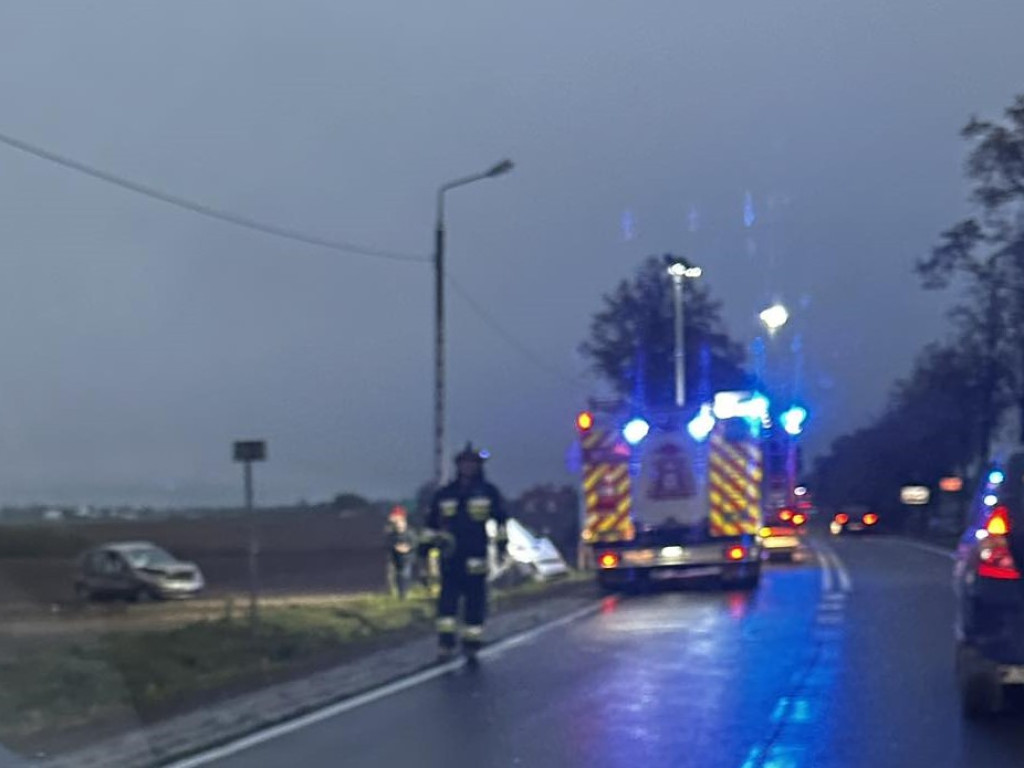 Znów wypadek w Goślicach. Jedna osoba ranna [ZDJĘCIA]