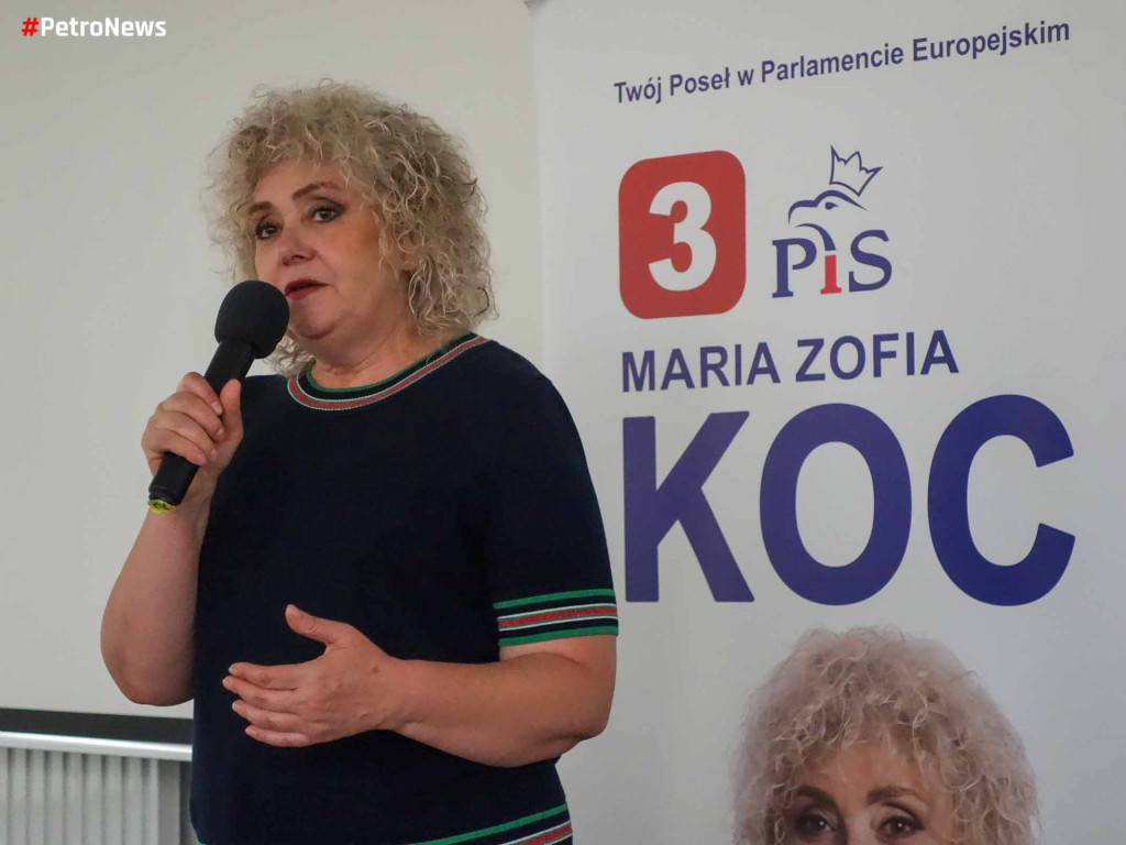 Spotkanie wyborcze z posłanką Marią Koc	