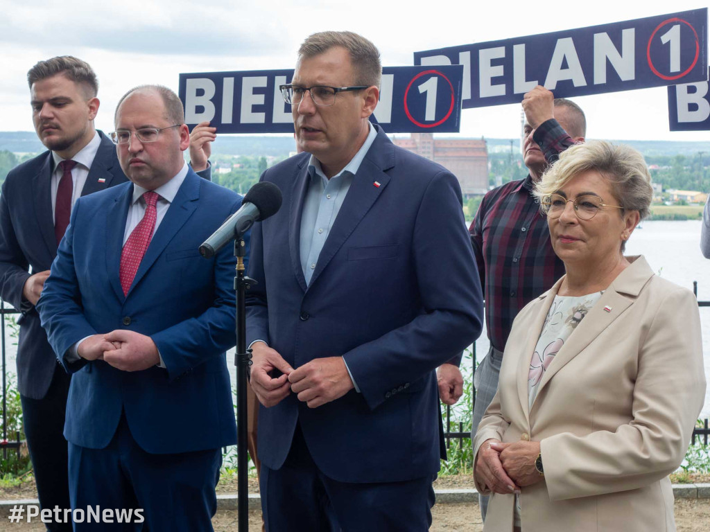 Konferencja Adama Bielana w Płocku.