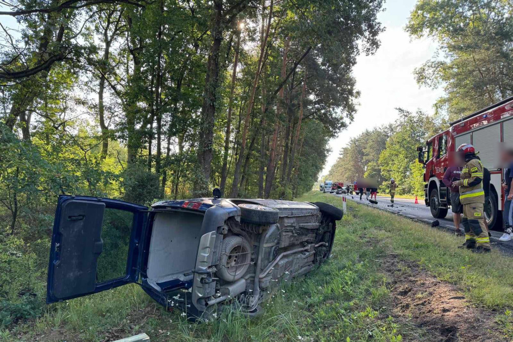 Zderzenie czołowe na DK62. Są ranni