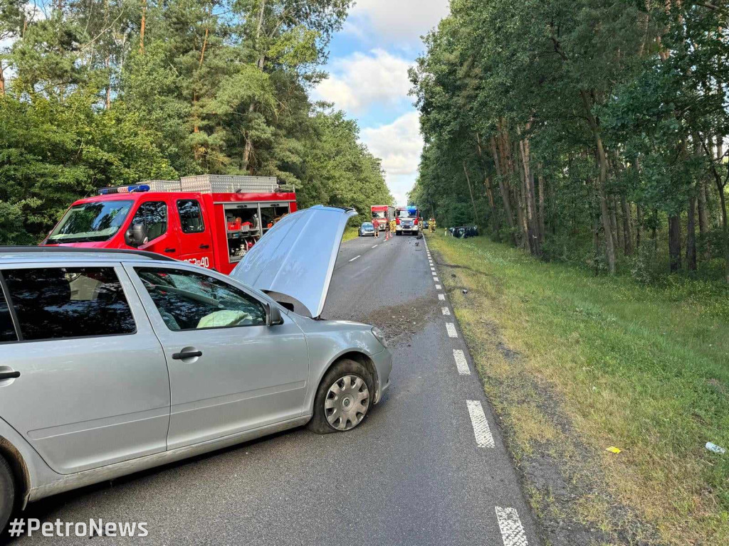 Zderzenie czołowe na DK62. Są ranni