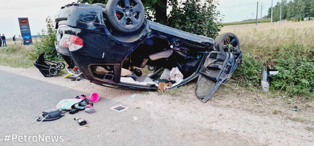 Pijany doprowadził do wypadku. Ranni pasażerowie