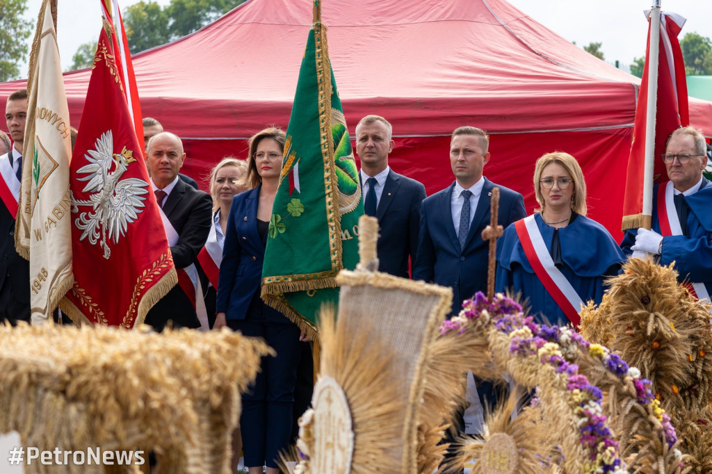 Gorące dożynki powiatowe w Łącku