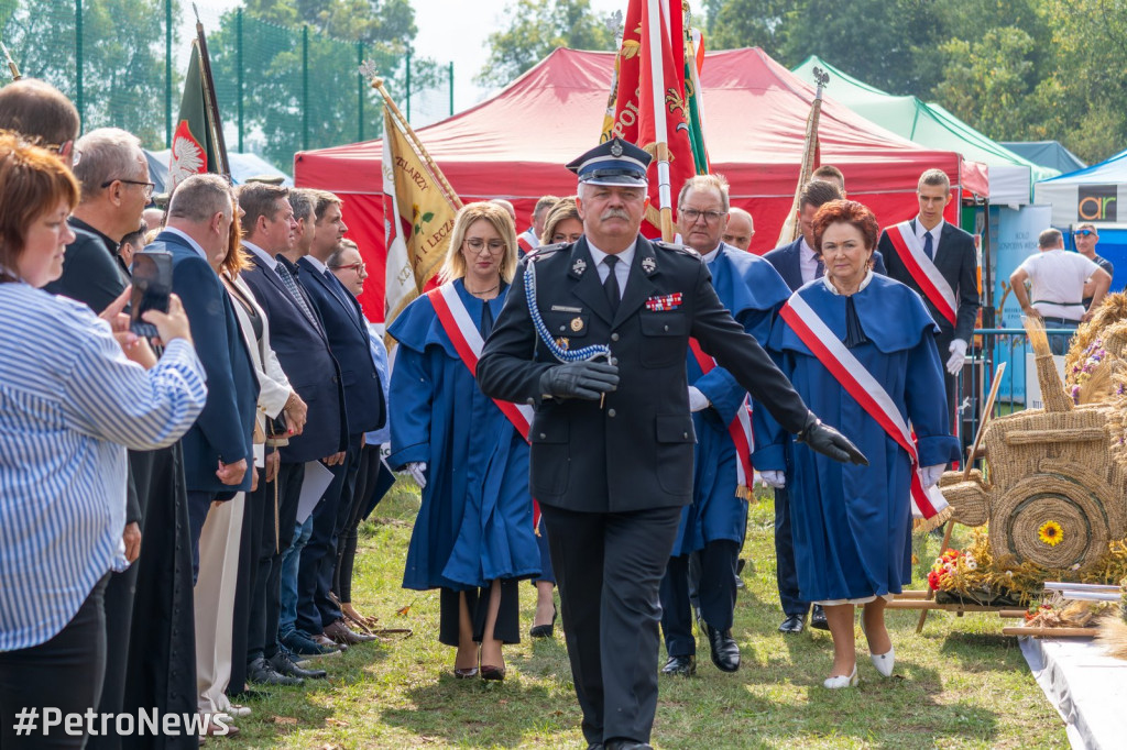 Gorące dożynki powiatowe w Łącku