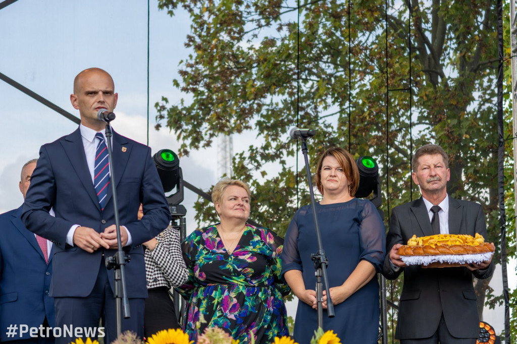 Gorące dożynki powiatowe w Łącku