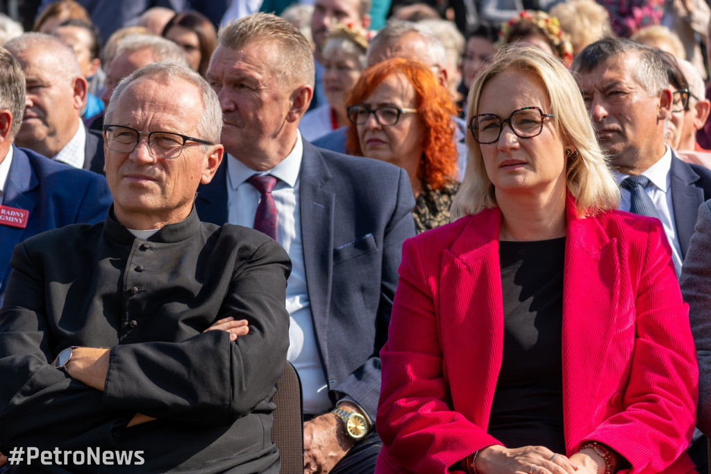 Gorące dożynki powiatowe w Łącku