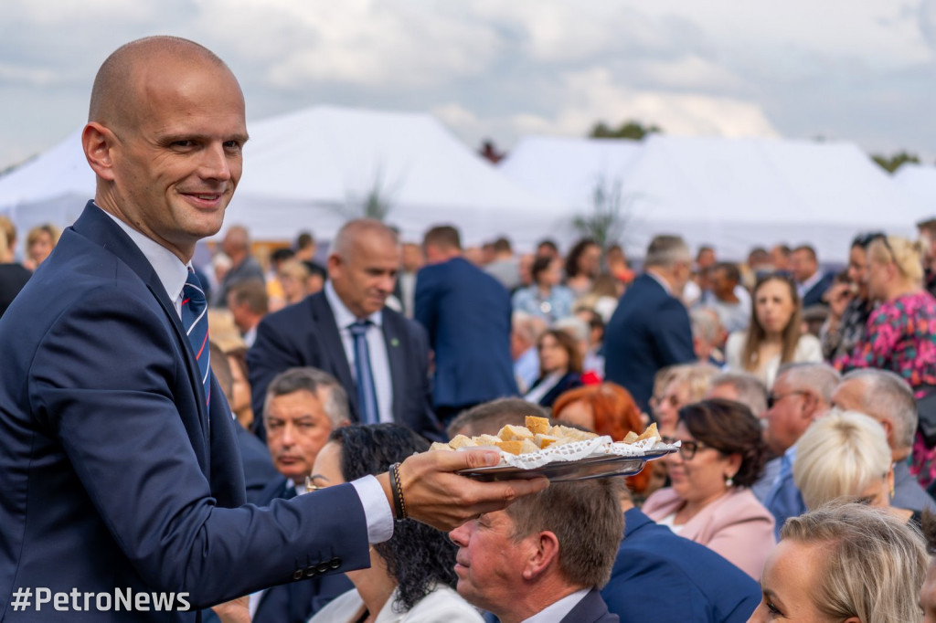 Gorące dożynki powiatowe w Łącku