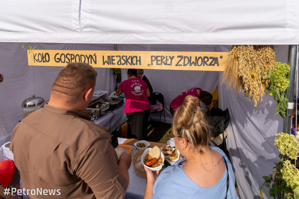 Gorące dożynki powiatowe w Łącku