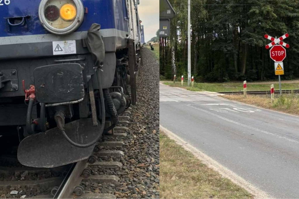 Zderzenie busa z pociągiem