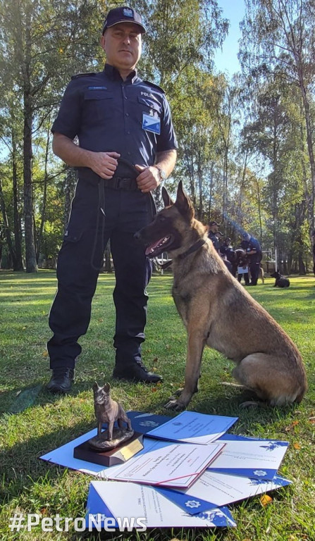 Płocki policjant i jego pies na podium mistrzostw