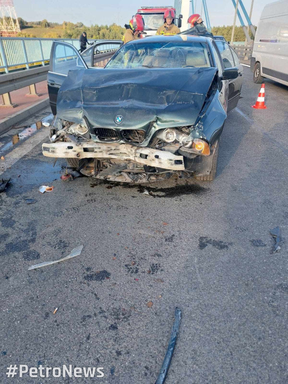 Wypadek na moście