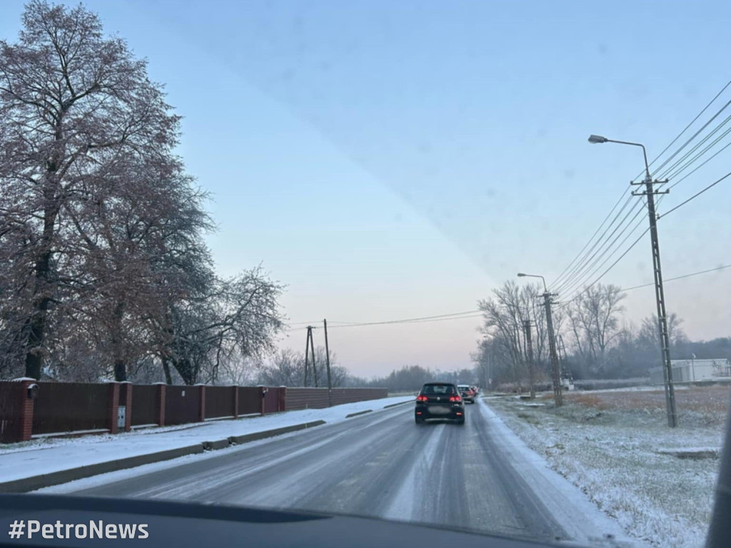 Katastrofalne warunki na drogach regionu płockiego