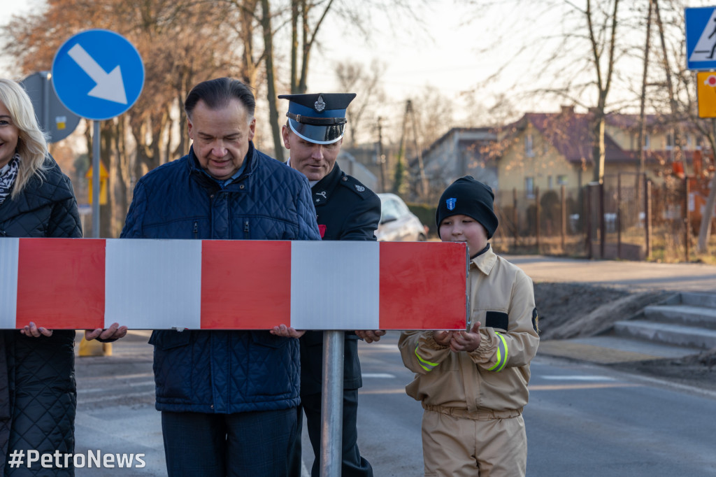 Otwarcie drogi w Łącku