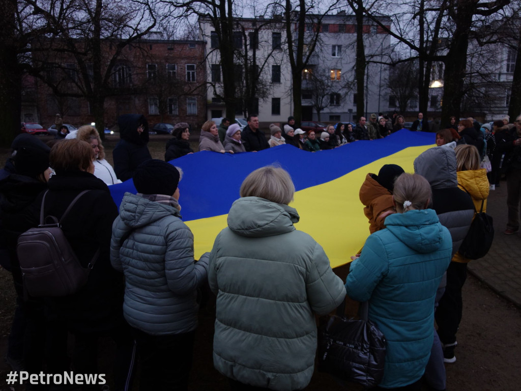 Wiec Ukraiński w Płocku. Była kontrmanifestacja