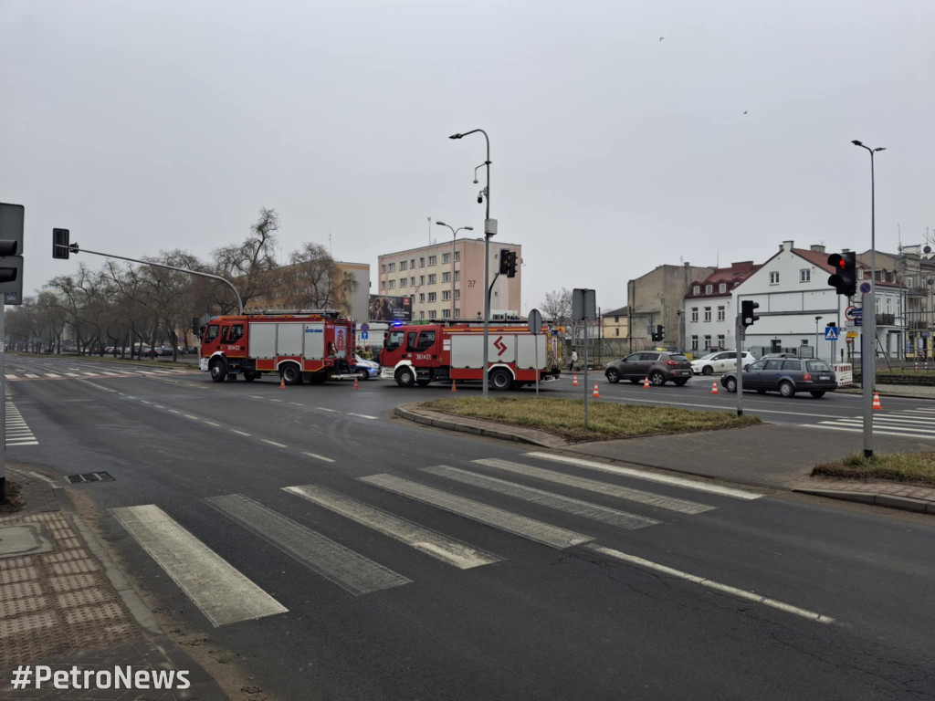 Zderzenie aut w Płocku