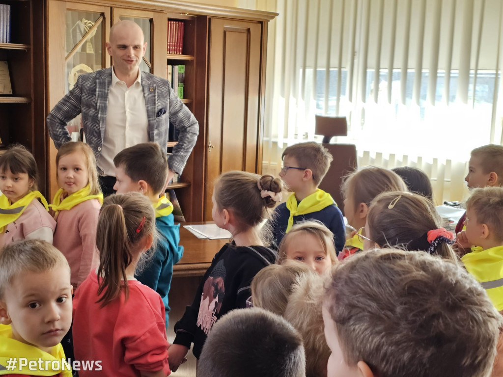 Przedszkolaki w Starostwie Powiatowym w Płocku