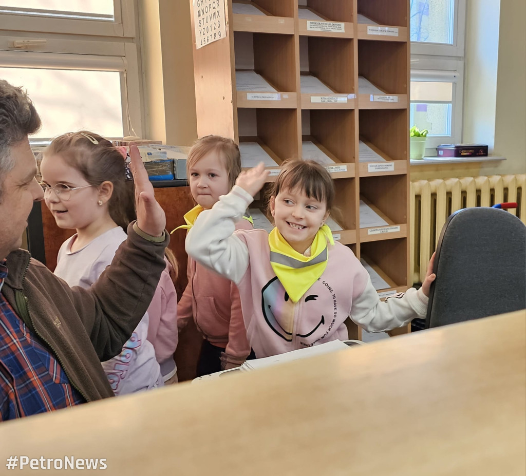 Przedszkolaki w Starostwie Powiatowym w Płocku
