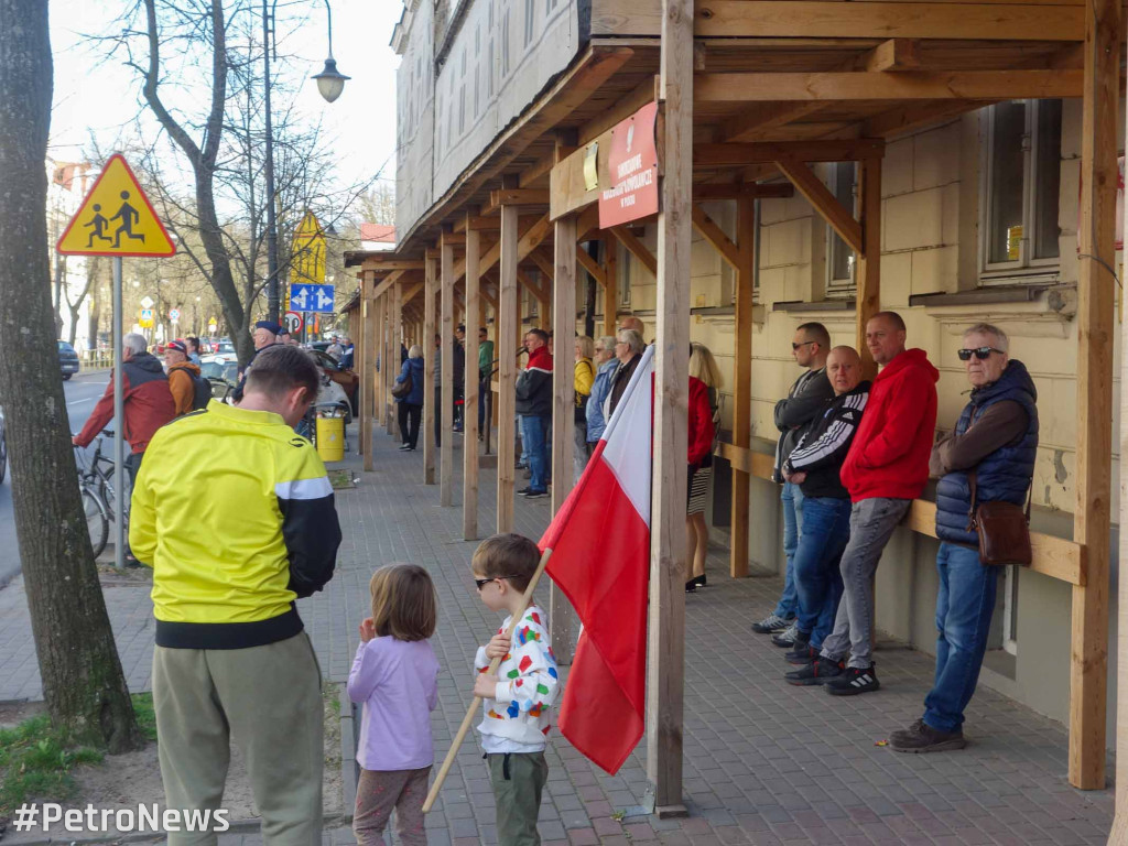 Protest przeciwko nielegalnym imigrantom w Płocku