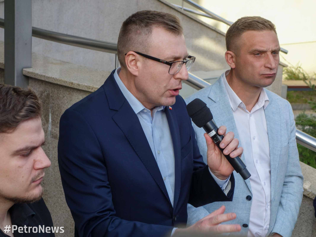 Protest przeciwko nielegalnym imigrantom w Płocku