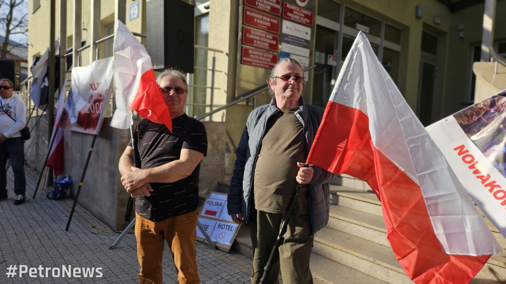 Protest przeciwko nielegalnym imigrantom w Płocku