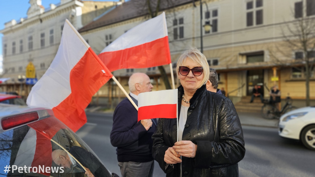 Protest przeciwko nielegalnym imigrantom w Płocku