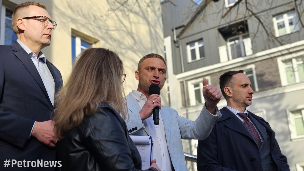 Protest przeciwko nielegalnym imigrantom w Płocku