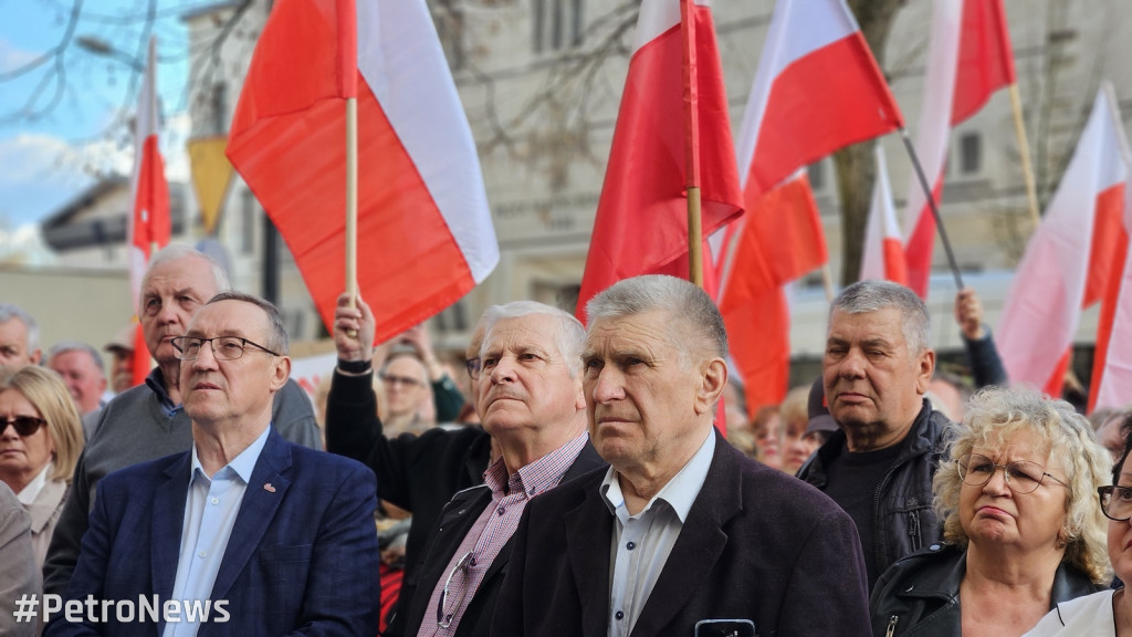 Protest przeciwko nielegalnym imigrantom w Płocku