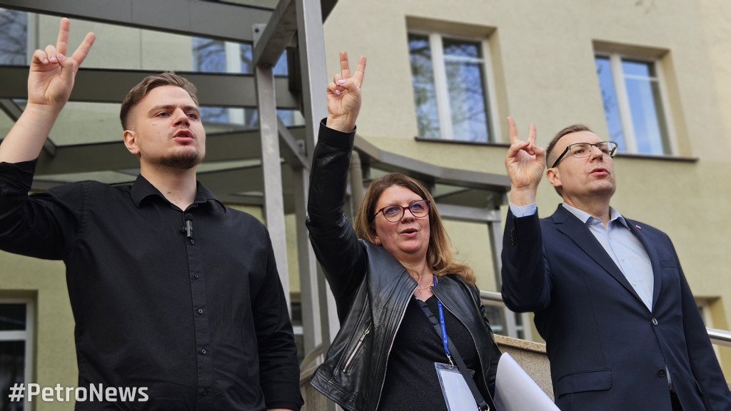 Protest przeciwko nielegalnym imigrantom w Płocku