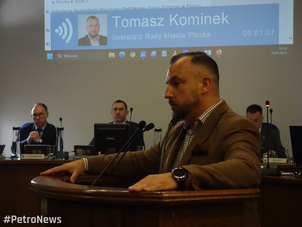 Awantura na Sesji Rady Miasta Płocka