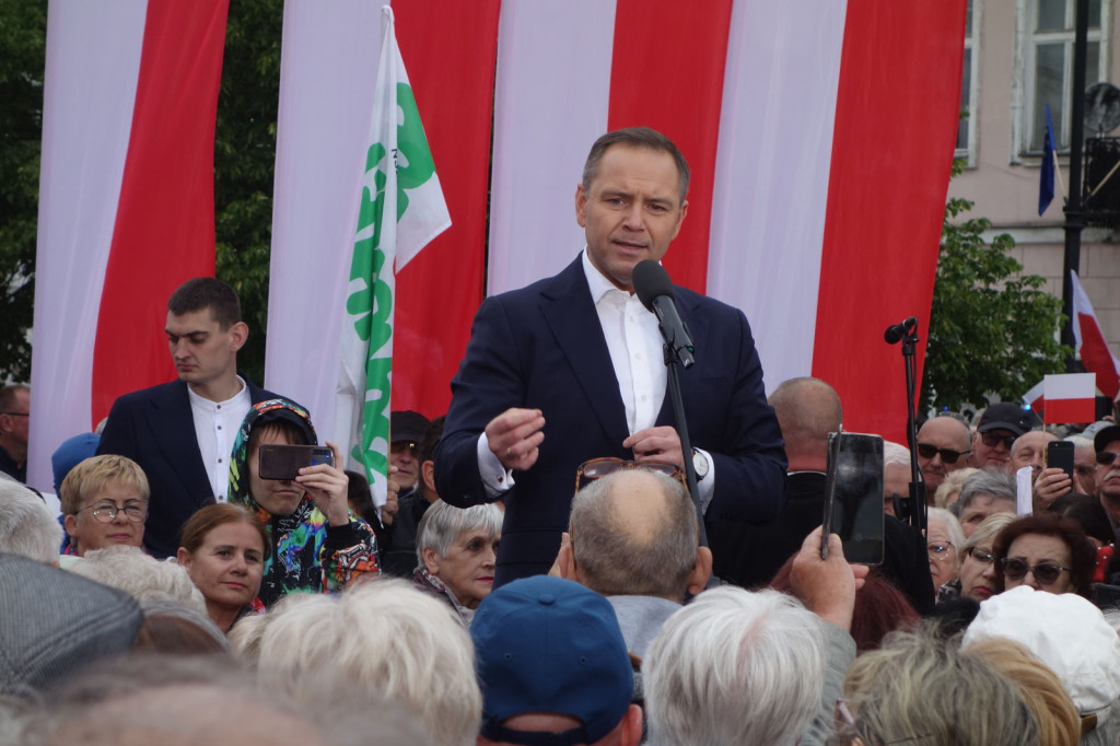 Spotkanie z Karolem Nawrockim w Płocku