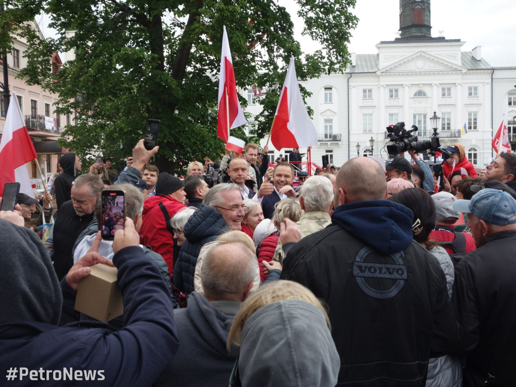 Spotkanie z Karolem Nawrockim w Płocku