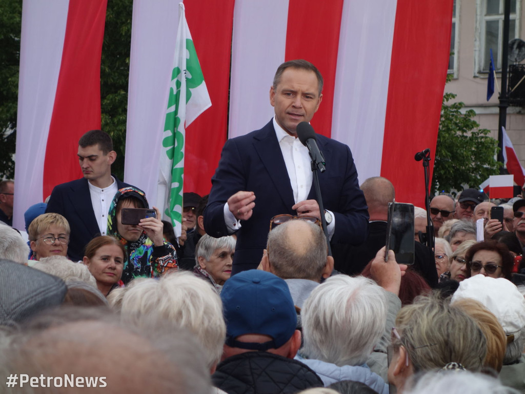Spotkanie z Karolem Nawrockim w Płocku