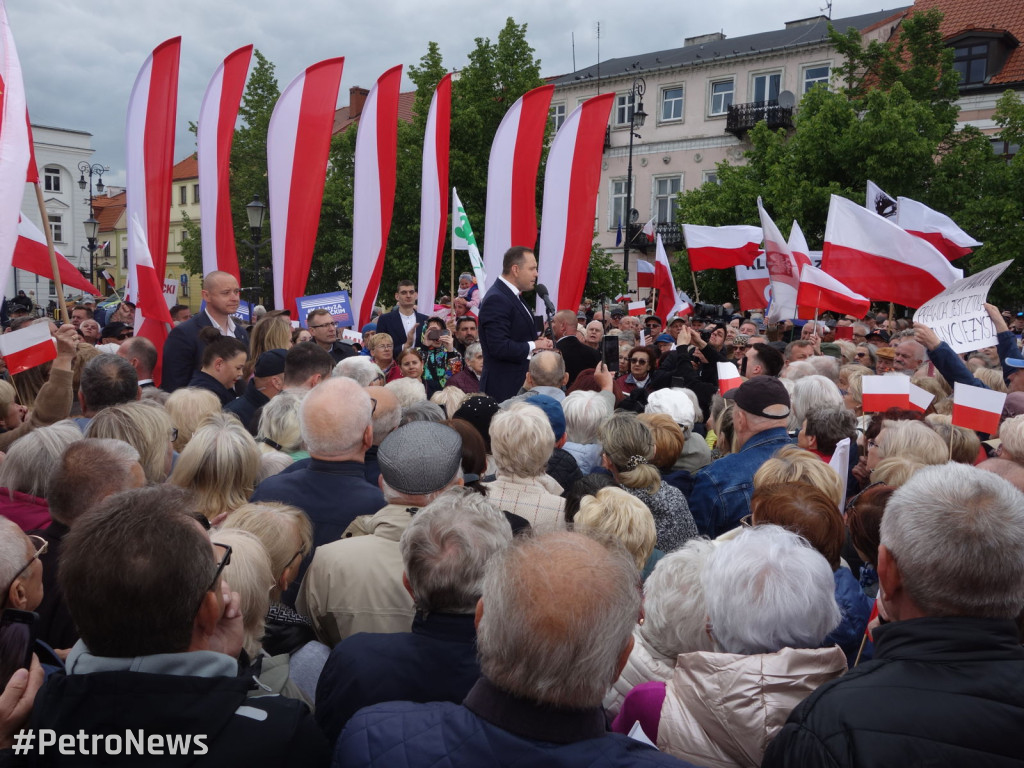 Spotkanie z Karolem Nawrockim w Płocku
