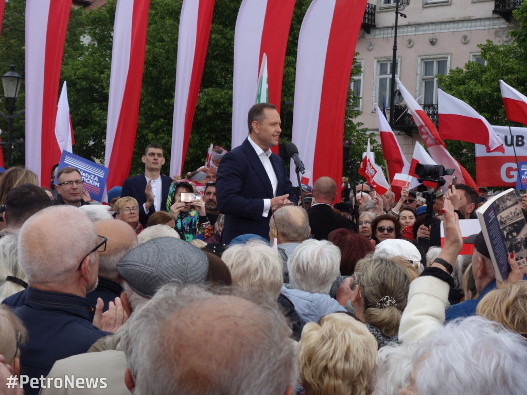 Spotkanie z Karolem Nawrockim w Płocku