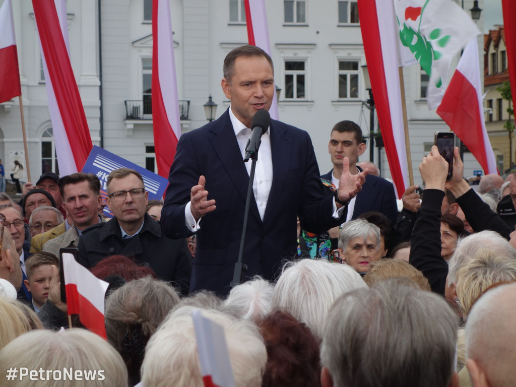Spotkanie z Karolem Nawrockim w Płocku
