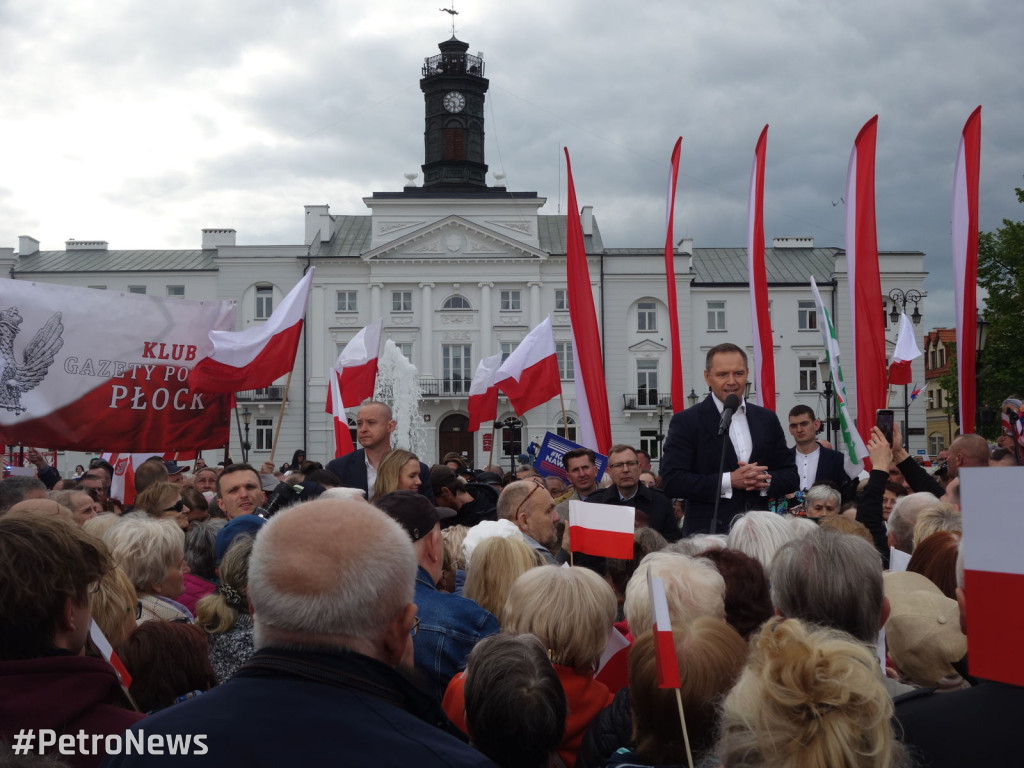 Spotkanie z Karolem Nawrockim w Płocku