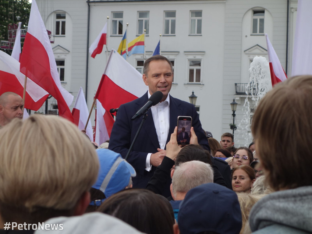 Spotkanie z Karolem Nawrockim w Płocku
